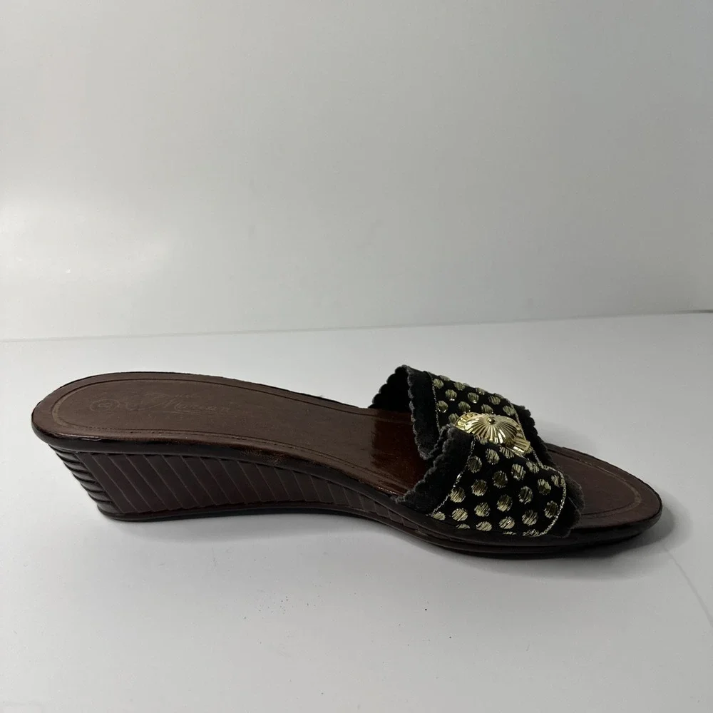 Italia Mods Maid Mariam Womans‎ Size 8 Sandal Dress/ Casual Slip On Shoe Heel